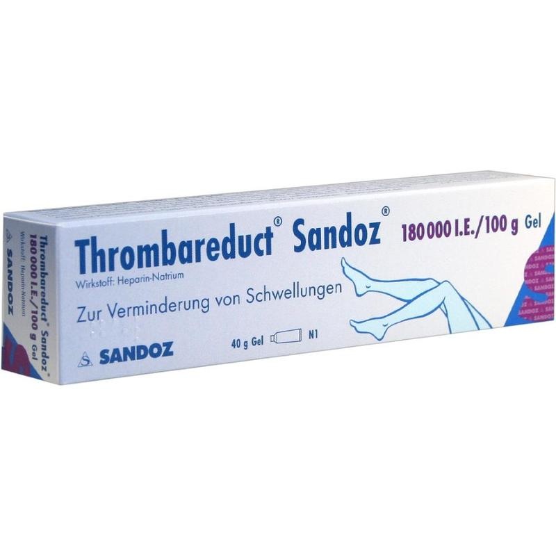 THROMBAREDUCT Sandoz 180.000 I.E. Gel