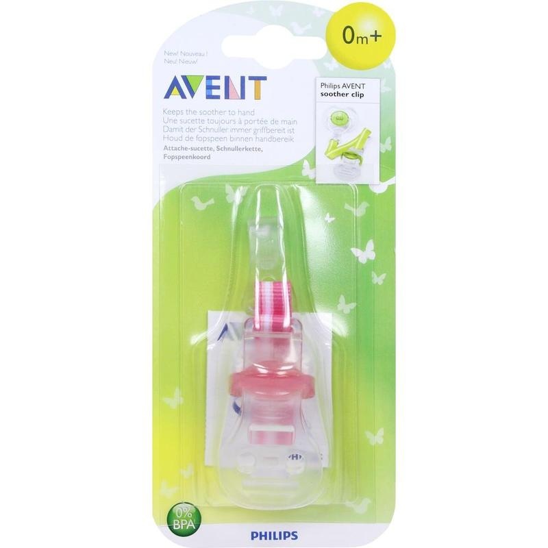 AVENT Schnullerkette Clip für Neugeborene