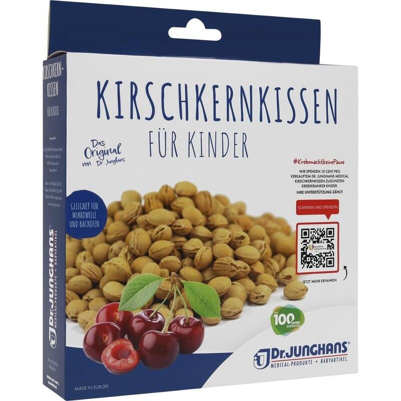 KIRSCHKERNKISSEN 17x17 cm mit Kindermotiv