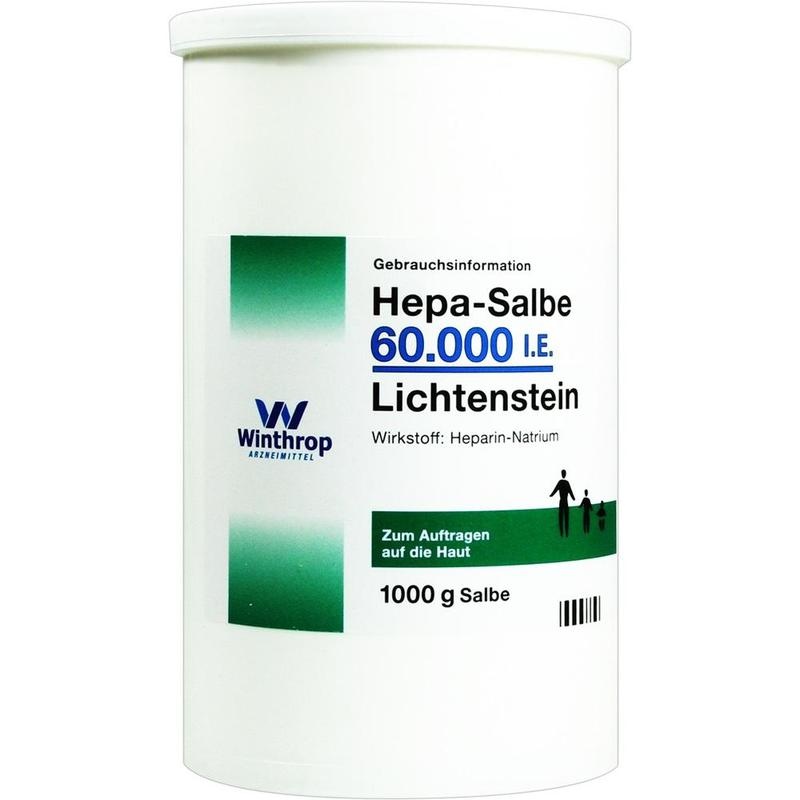 HEPA SALBE 60.000 I.E. Lichtenstein