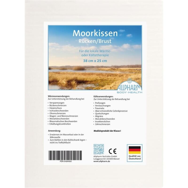 MOORKISSEN Rücken/Brust Altteich 25x38 cm