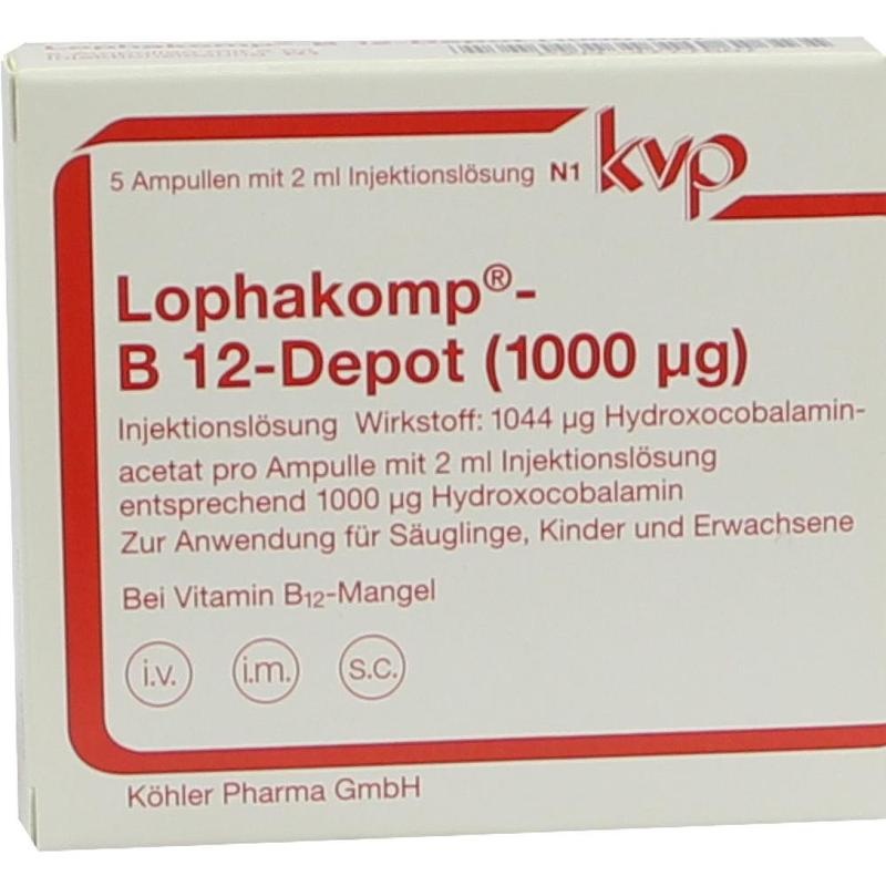 LOPHAKOMP B 12 Depot 1000 μg Injektionslösung
