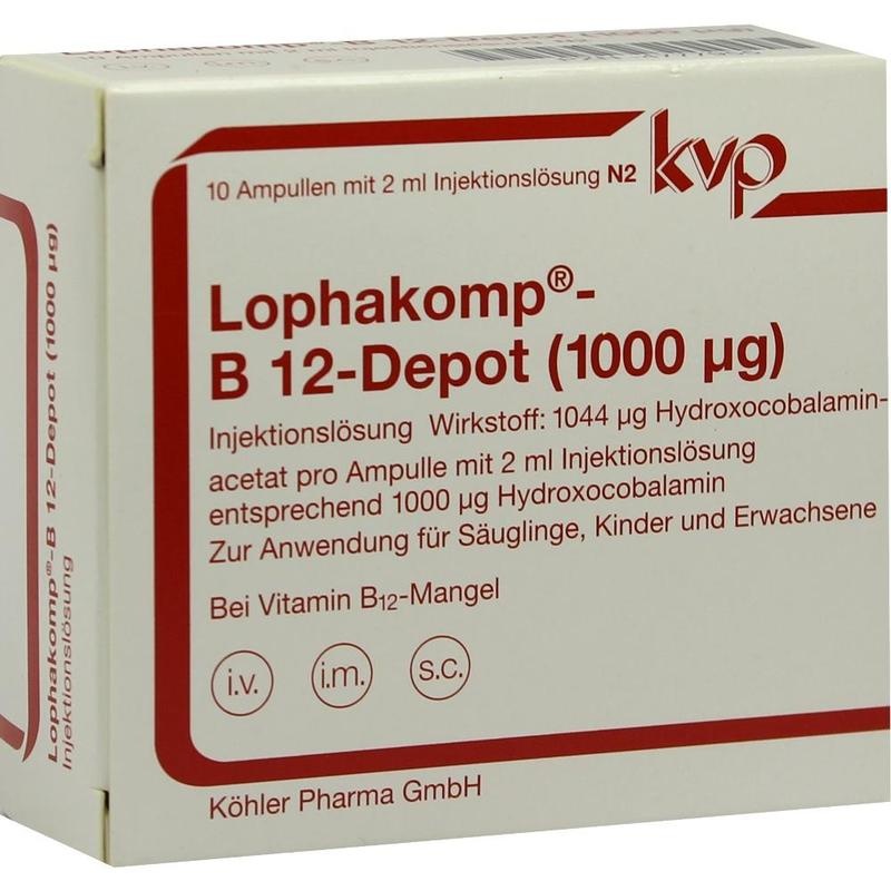 LOPHAKOMP B 12 Depot 1000 μg Injektionslösung
