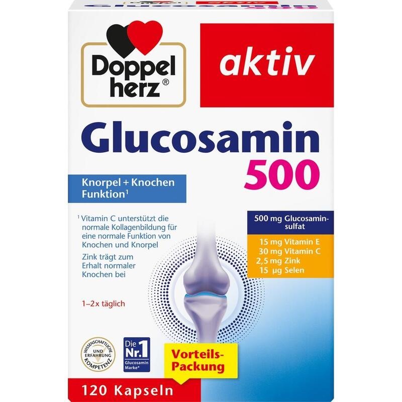 DOPPELHERZ Glucosamin 500 Kapseln