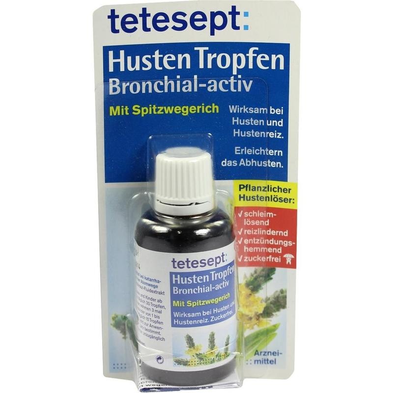 TETESEPT Hustentropfen Bronchial-activ zuckerfrei