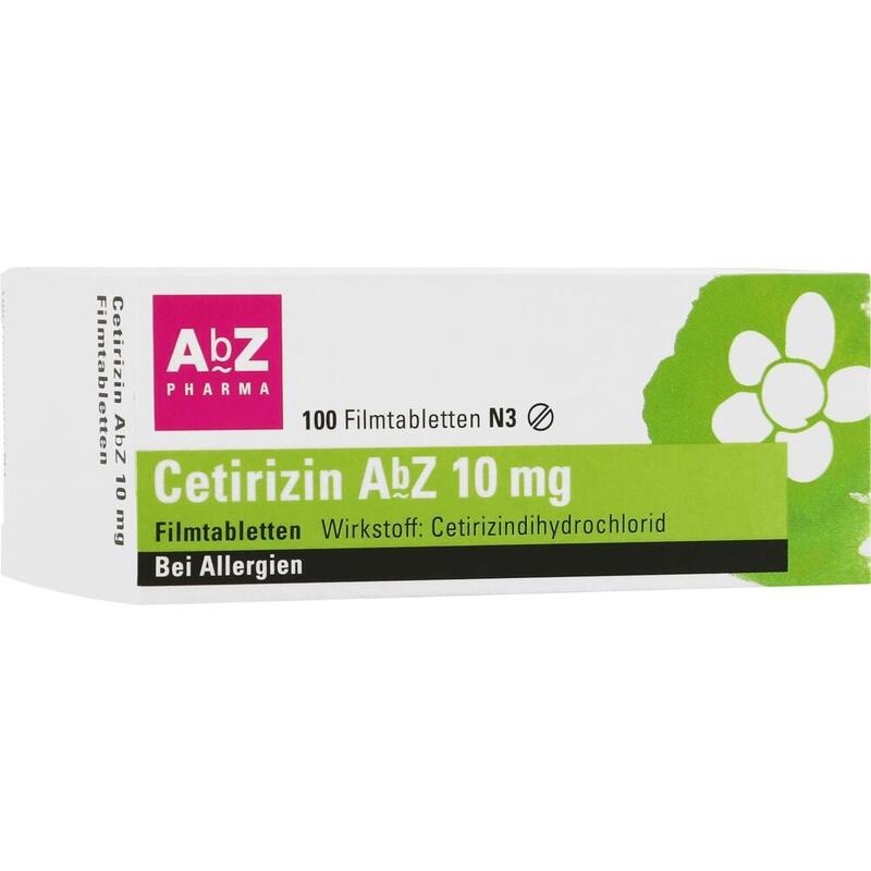CETIRIZIN AbZ 10 mg Filmtabletten