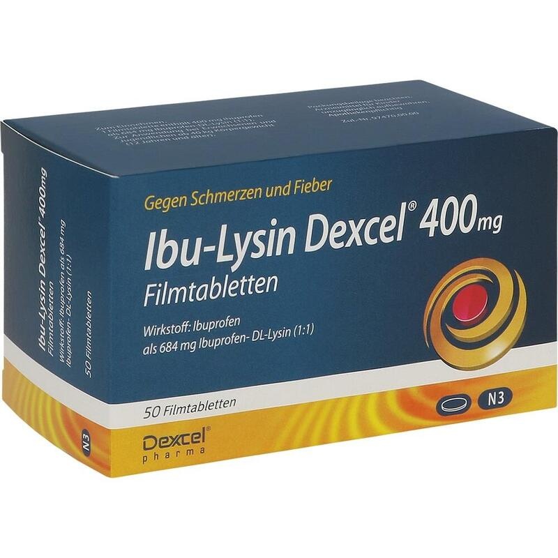 IBU-LYSIN Dexcel 400 mg Filmtabletten