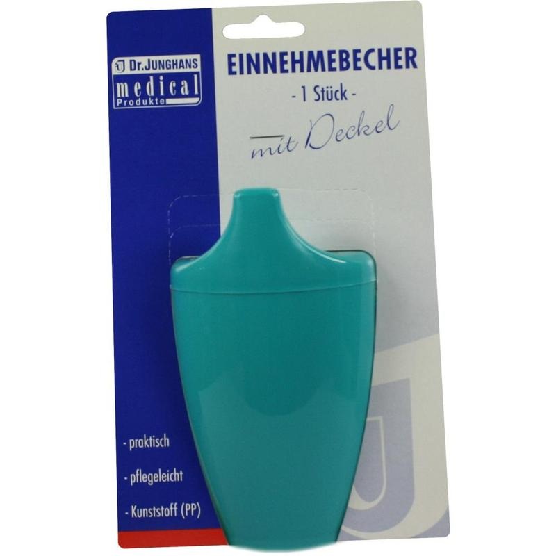 EINNEHMEBECHER m.Griff+Deckel 4mm grün