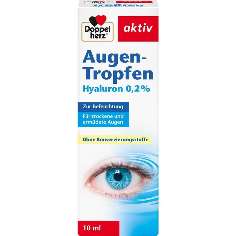 DOPPELHERZ Augen-Tropfen Hyaluron 0,2%