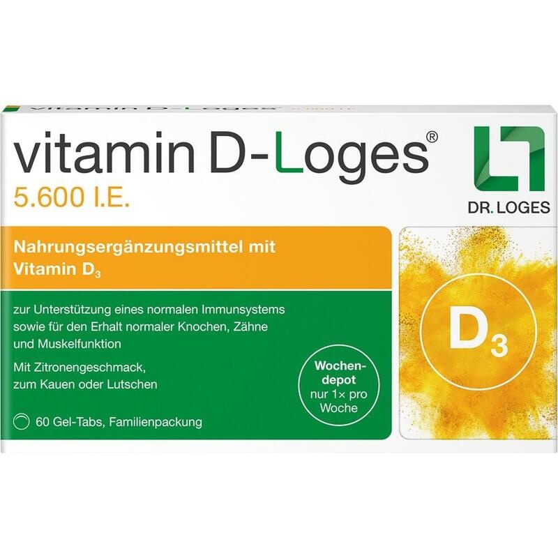 VITAMIN D-LOGES 5.600 I.E. Wo.Depot Kautabl.Fam.Pa