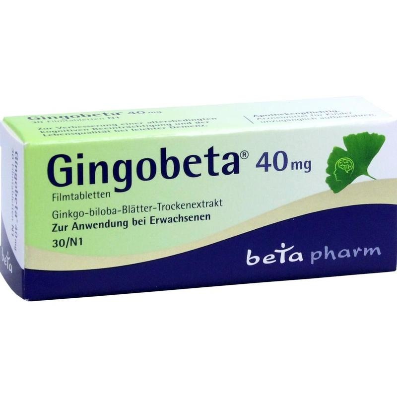 GINGOBETA 40 mg Filmtabletten
