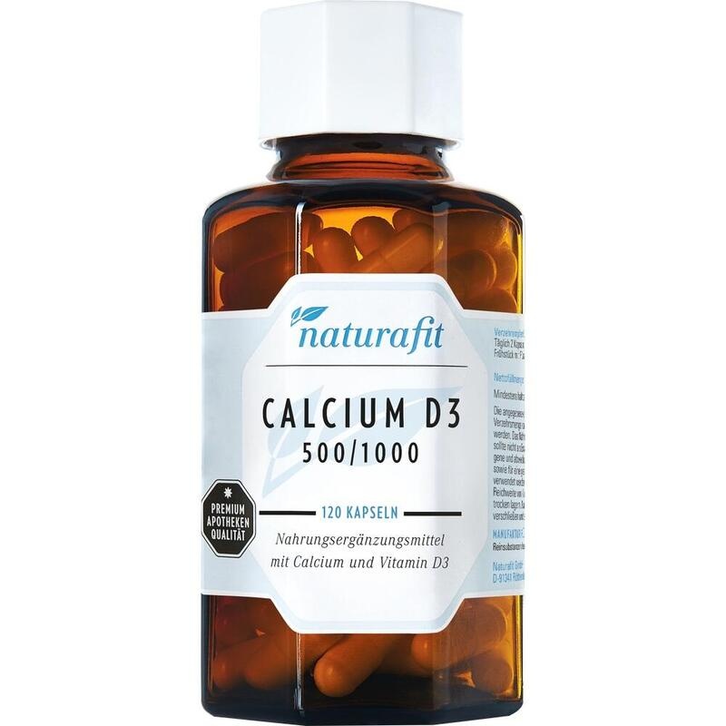 NATURAFIT Calcium D3 500/1000 Kapseln