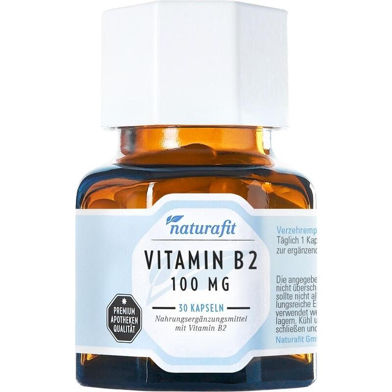 NATURAFIT Vitamin B2 100 mg Kapseln