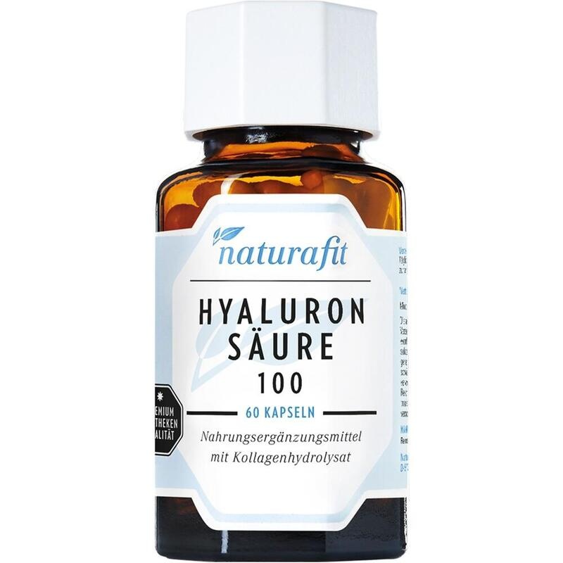 NATURAFIT Hyaluronsäure 100 Kollagenhydrolysat 350