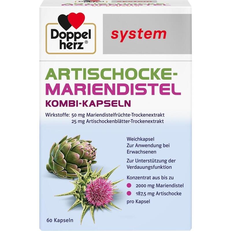DOPPELHERZ Artischocke-Mariendistel system Weichk.