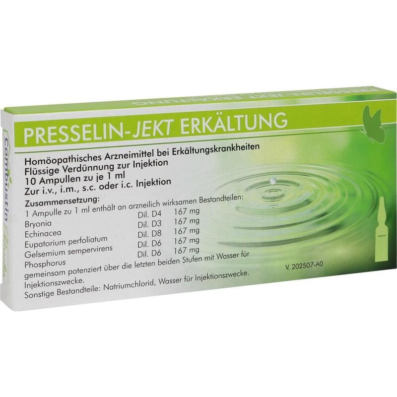 PRESSELIN-Jekt Erkältung Ampullen