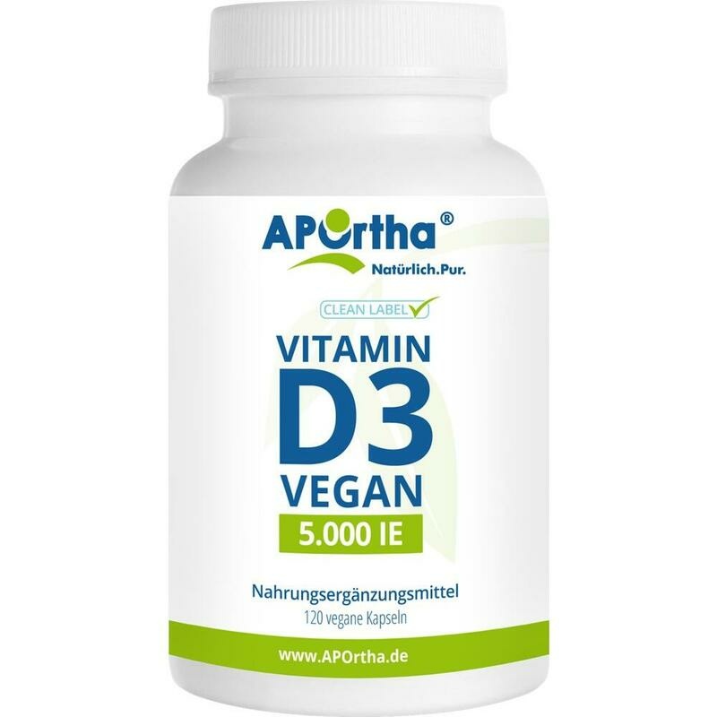 VITAMIN D3 5.000 I.E. vegan Kapseln