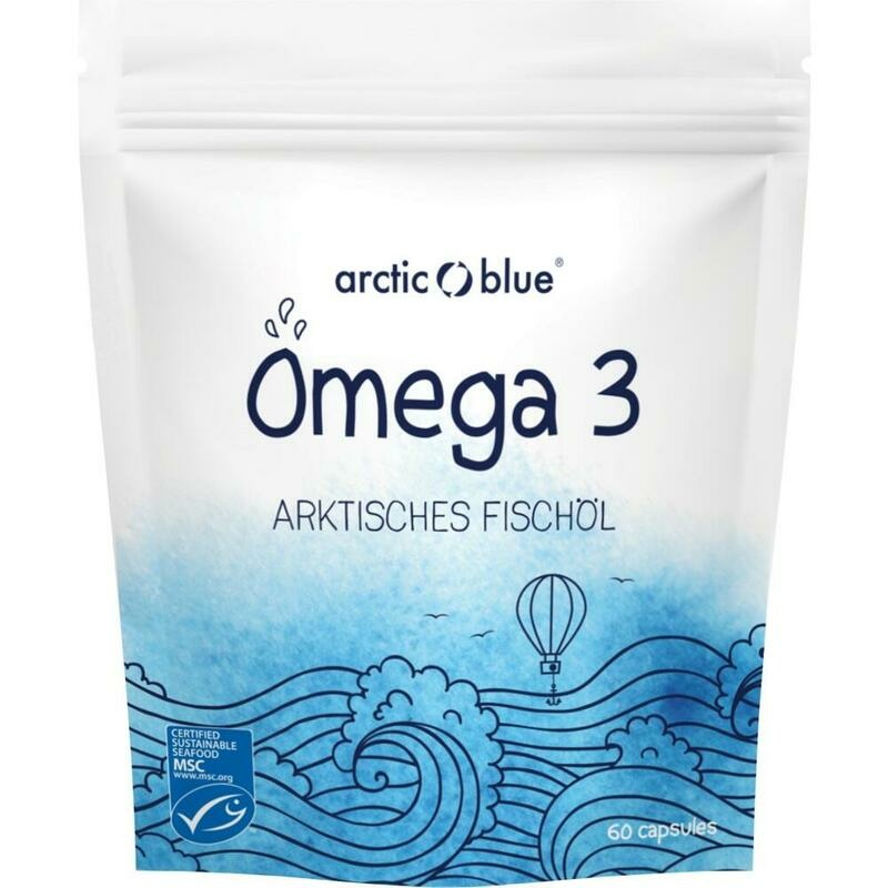 OMEGA-3 ARKTISCHE Fischöl-Kapseln MSC Arctic Blue