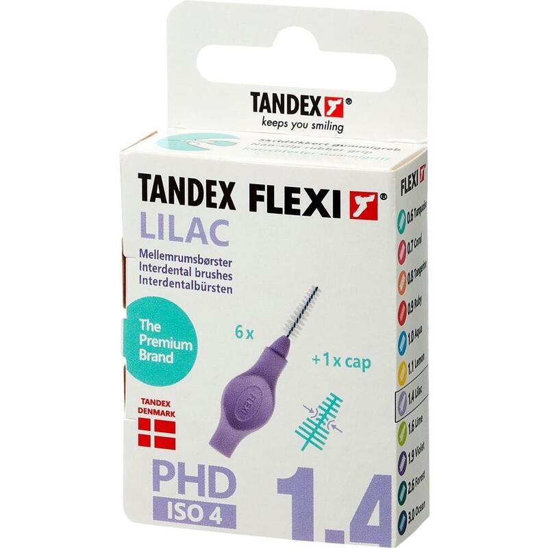 TANDEX FLEXI Interdentalb.PHD 1.4/ISO 4 lilac