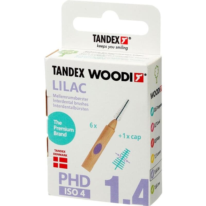 TANDEX WOODI Interdentalb.PHD 1.4/ISO 4 lilac