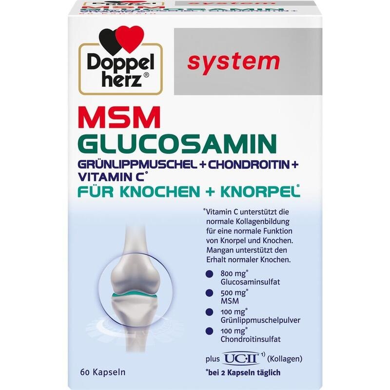 DOPPELHERZ MSM Glucosamin system Kapseln