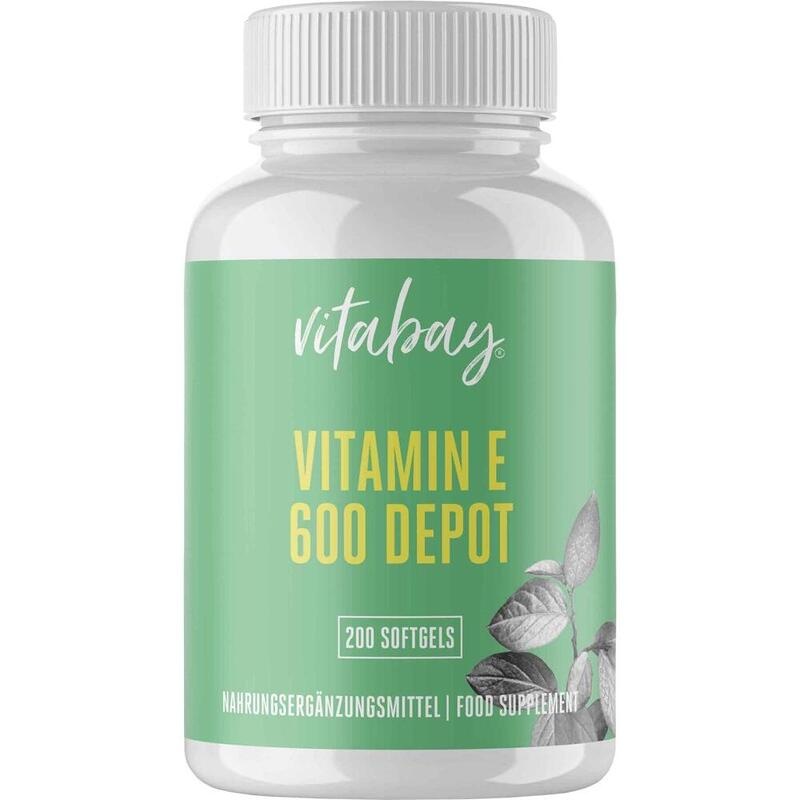 VITAMIN E 600 I.E. Depot vegan hochdosiert Weichk.