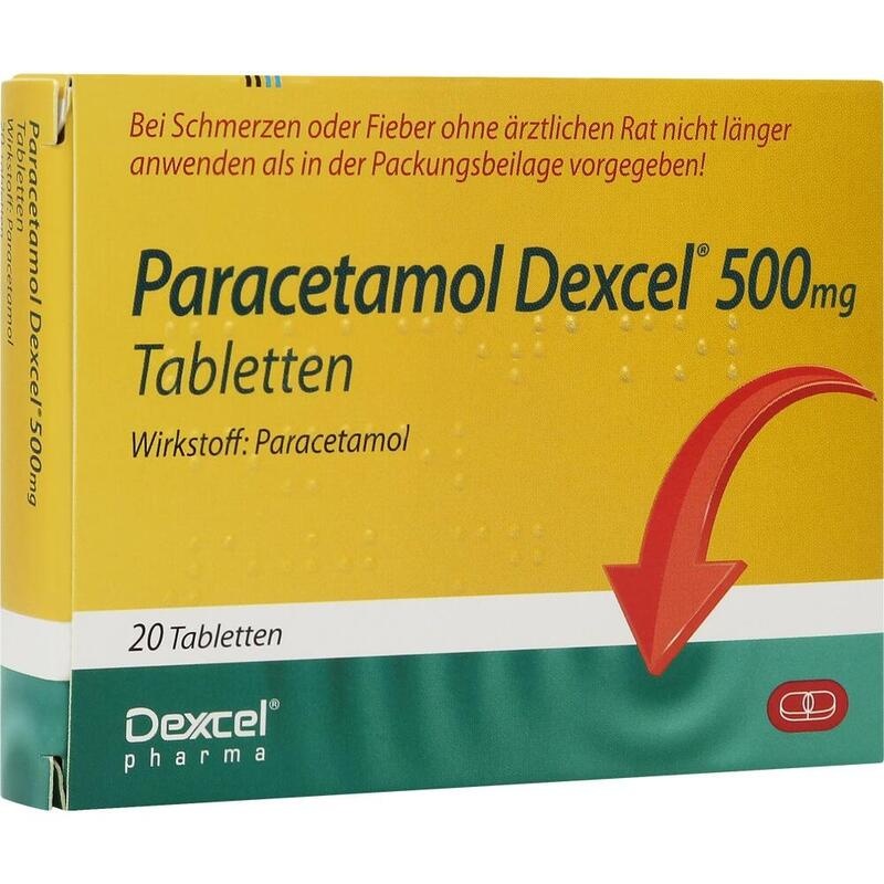 PARACETAMOL Dexcel 500 mg Tabletten