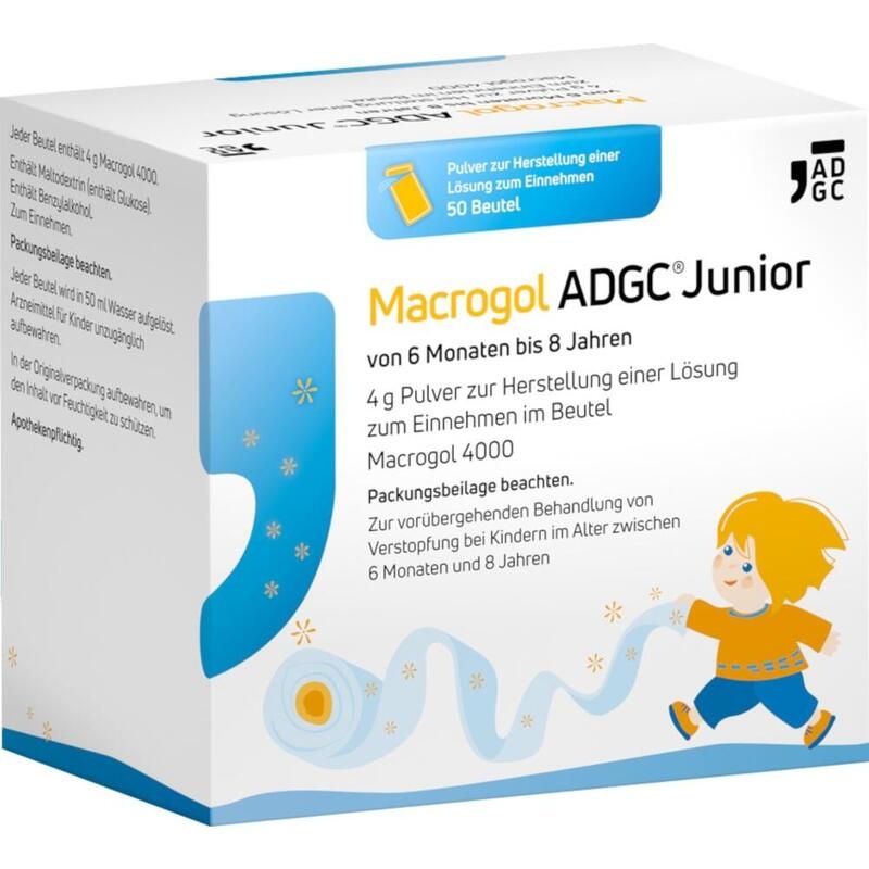 MACROGOL ADGC Junior 6M-8J 4g Plv.z.H.e.L.z.Einn.