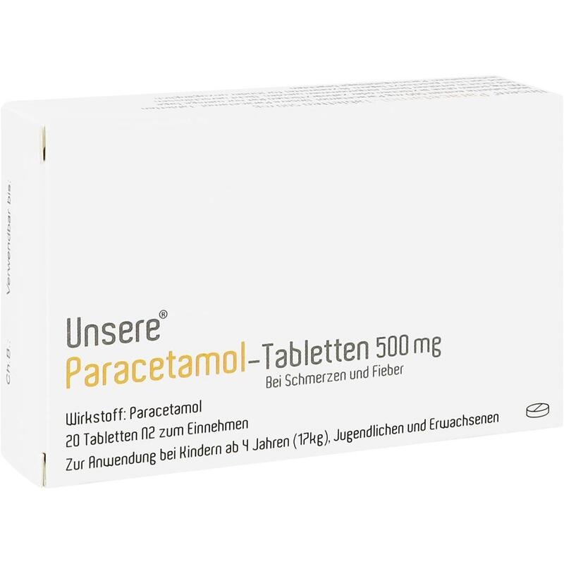 UNSERE Paracetamol-Tabletten 500 mg