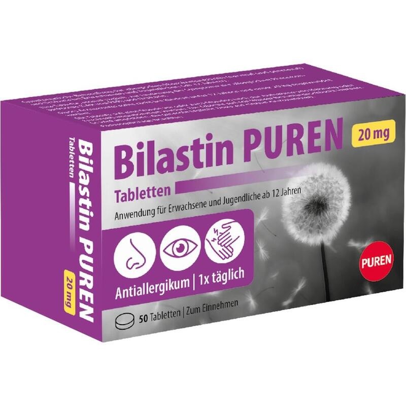 BILASTIN PUREN 20 mg Tabletten